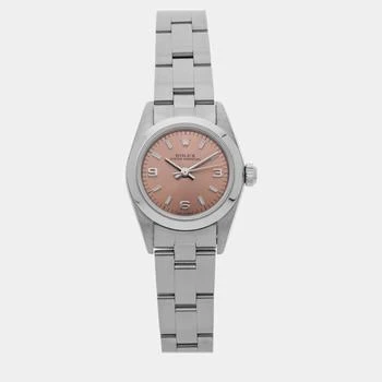 推荐Rolex Pink Stainless Steel Oyster Perpetual 76080 Automatic Women's Wristwatch 24 mm商品