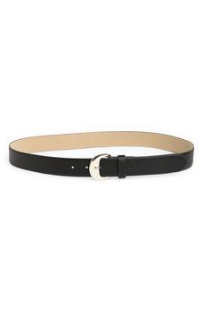 商品Steve Madden | Half Moon Buckle Pebbled Belt,商家Nordstrom Rack,价格¥108图片