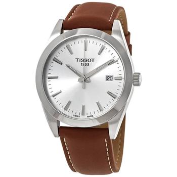 推荐Tissot Gentleman Quartz Silver Dial Men's Watch T127.410.16.031.00商品