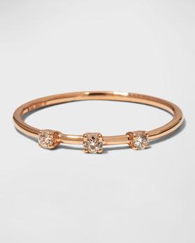 商品LANA | 14k Solo Three-Diamond Wire Ring,商家Neiman Marcus,价格¥3257图片