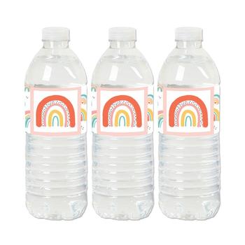 商品Big Dot of Happiness | Hello Rainbow - Boho Baby Shower and Birthday Party Water Bottle Sticker Labels - Set of 20,商家Macy's,价格¥87图片