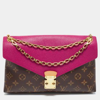 lv链条包, [二手商品] Louis Vuitton | Louis Vuitton Amethyste Monogram Canvas and Leather Pallas Chain Bag商品图片 9.6折, 满1件减$100, 满减
