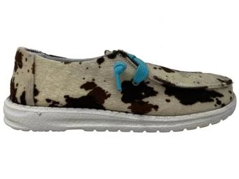 Gypsy Jazz | Yogi 2 Cow Slip-On Shoes In Cream & Black,商家Premium Outlets,价格¥287