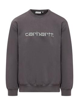 Carhartt | Carhartt WIP Logo Embroidered Long-Sleeved Sweatshirt商品图片,7.2折起