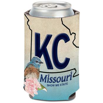 商品Multi Kansas City Chiefs 12 oz State Plate Can Cooler图片