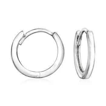 Ross-Simons | Ross-Simons 14kt White Gold Huggie Hoop Earrings,商家Premium Outlets,价格¥1092