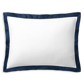 Ralph Lauren | RL Organic Sateen Border Decorative Pillow, 16"W x 12"L商品图片,独家减免邮费