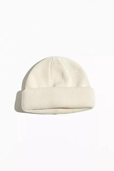 男装Urban Outfitters, Urban Outfitters | UO Short Roll Knit Beanie商品图片 额外9.5折, 额外九五折