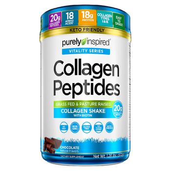 商品Purely Inspired | Collagen Protein Powder Peptides Supplement Chocolate,商家Walgreens,价格¥184图片