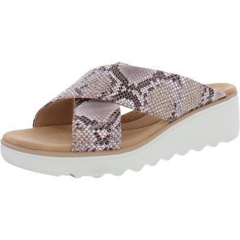 Clarks | Clarks Womens Jillian Gem Snake Print Heeled Wedge Sandals商品图片,4.6折