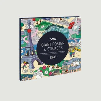 Omy | Poster Paris stickers Multicolor OMY,商家L'Exception,价格¥105