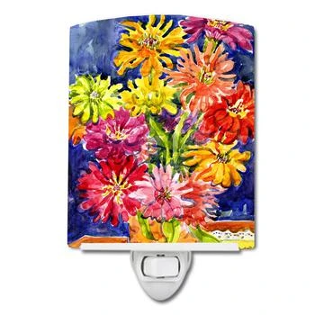 Caroline's Treasures | Flower Gerber Daisies Ceramic Night Light,商家Verishop,价格¥192