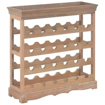 vidaXL | Wine Cabinet Brown 27.6"x8.9"x27.8" MDF, 280068,商家Premium Outlets,价格¥817