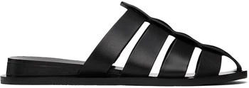 Rag & Bone | Black Beau Fisherman Slides,商家Ssense US,价格¥1417