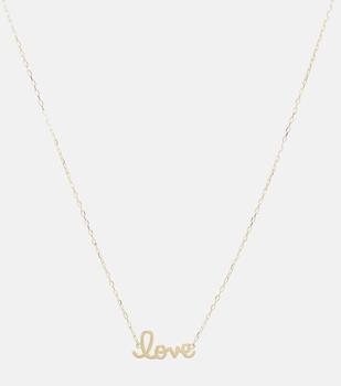 商品Sydney Evan | Love 14kt yellow gold necklace,商家MyTheresa,价格¥2436图片
