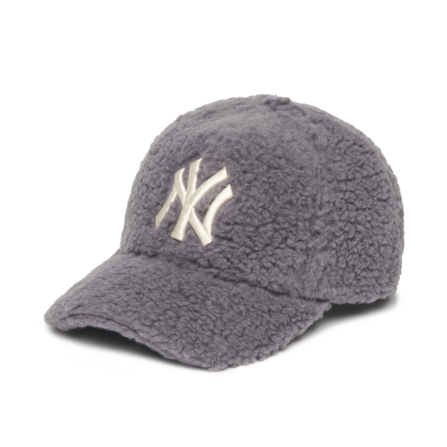 推荐【Brilliant|包邮包税】MLB 美联棒 羊羔绒 秋冬时尚 棒球帽 灰色 白NY大标 3ACPFDI16-50GRD商品
