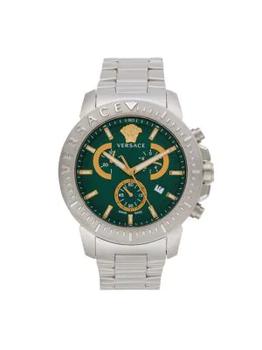 推荐45MM Stainless Steel Bracelet Chronograph Watch商品