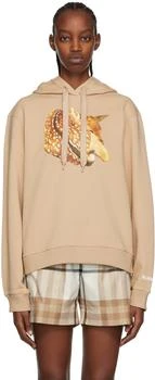 Burberry | Beige Deer Hoodie 