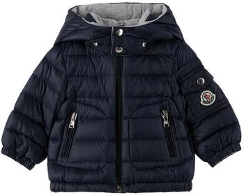 Moncler | Baby Navy Lauros Down Jacket,商家SSENSE CA,价格¥3612