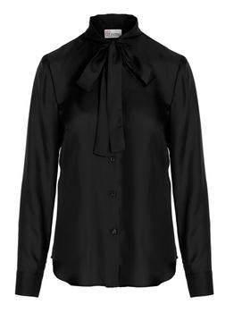RED Valentino | REDValentino Tied Neck Long-Sleeved Shirt商品图片,6.7折