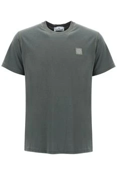 推荐Crew-neck T-shirt with logo patch商品