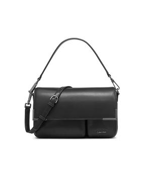 Calvin Klein Signature Embossed Magnetic Snap Satchel deals Bag - Deep Forest Color