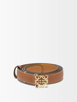 loewe, Loewe | Anagram-buckle leather belt商品图片 