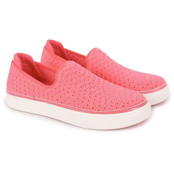 ugg童鞋, UGG | Perforated glitter detailing slip on sneakers in pink商品图片 3.9折×额外7.5折, 额外七五折