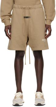 product Tan Cotton Shorts image