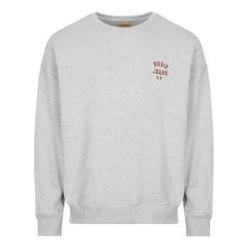 推荐Nudie Jeans Frasse Logo Sweatshirt - Grey商品