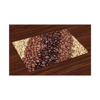 Ambesonne | Coffee Place Mats, Set of 4,商家Macy's,价格¥307