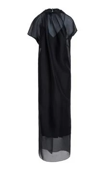 推荐Khaite - Essie Silk Organza Maxi Dress - Black - US 10 - Moda Operandi商品