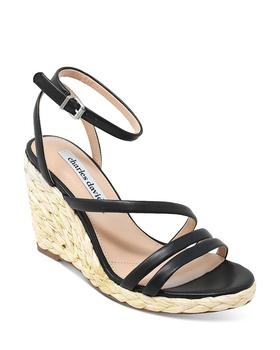 Charles David推荐, Charles David | Women's Rylee Ankle Strap Espadrille Wedge Sandals商品图片 6折×额外7折x额外9折, 额外七折, 额外九折