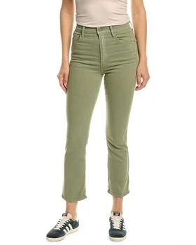 MOTHER | MOTHER High-Waisted Smokin' Double Ankle Oil Green Flare Jean 3.3折, 独家减免邮费