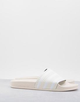 阿迪达斯拖鞋经典款, Adidas | adidas Originals Adilette sliders in wonder white商品图片 