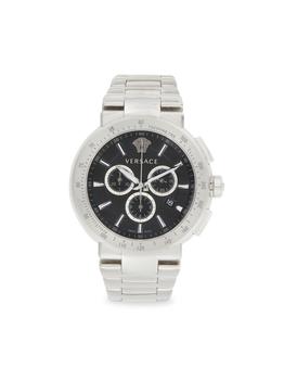 Versace | 46MM Stainless Steel Chronograph Watch商品图片,5折