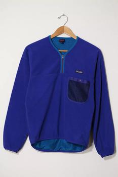Patagonia | Vintage Patagonia Capilene Mesh Lined Polar Fleece Sweatshirt Made in USA商品图片,1件9.5折, 一件九五折