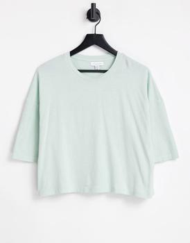 Topshop | Topshop short sleeve boxy t-shirt in pistachio商品图片,