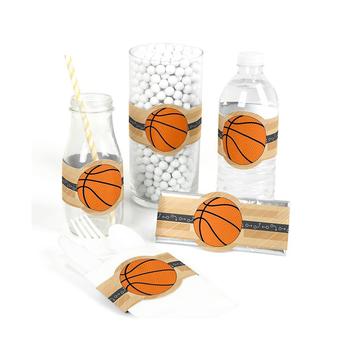 商品Nothin' but Net - Basketball - Party DIY Wrapper Favors and Decorations - 15 Ct图片