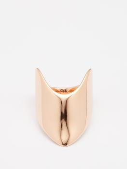 商品Diane Kordas | Armour 18kt rose-gold ring,商家MATCHESFASHION,价格¥17242图片