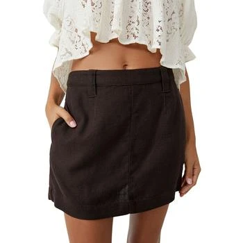 Free People | Women's Can't Blame Me Mini Skirt 5.9折