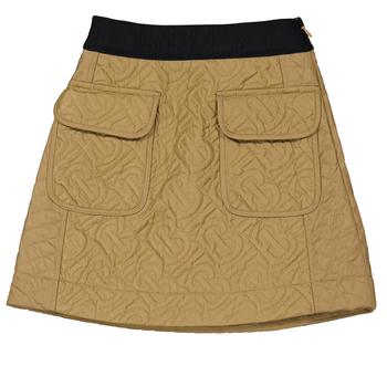 商品Burberry | Girls Honey Fran Monogram Quilted Panel Recycled Polyester A-Line Skirt,商家Jomashop,价格¥750图片
