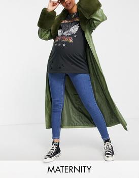 topshop joni, Topshop | Topshop Maternity under bump mid blue Joni jeans商品图片 8.6折