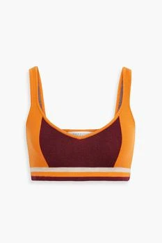 Gabriela Hearst | Bollmer color-block wool-blend bra top,商家THE OUTNET US,价格¥921
