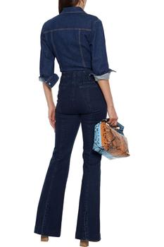 J Brand | Darted high-rise flared jeans商品图片,4.4折