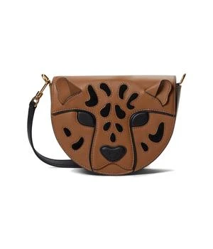 Kate Spade | Lucy Smooth Leather 3-D Leopard Flap Crossbody 独家减免邮费
