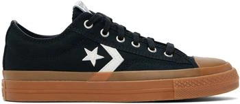 Converse | Black Star Player 76 Low Top Sneakers,商家Ssense US,价格¥159
