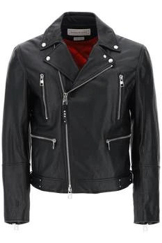 Alexander McQueen | LEATHER BIKER JACKET 6.3折