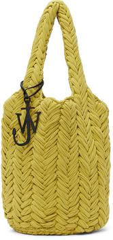 JW Anderson | Yellow Knit Shopper Tote商品图片,独家减免邮费