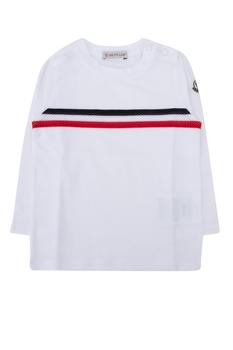 monclear北京, Moncler | Moncler Enfant Stripe Detail Long Sleeve T-Shirt商品图片 5.9折